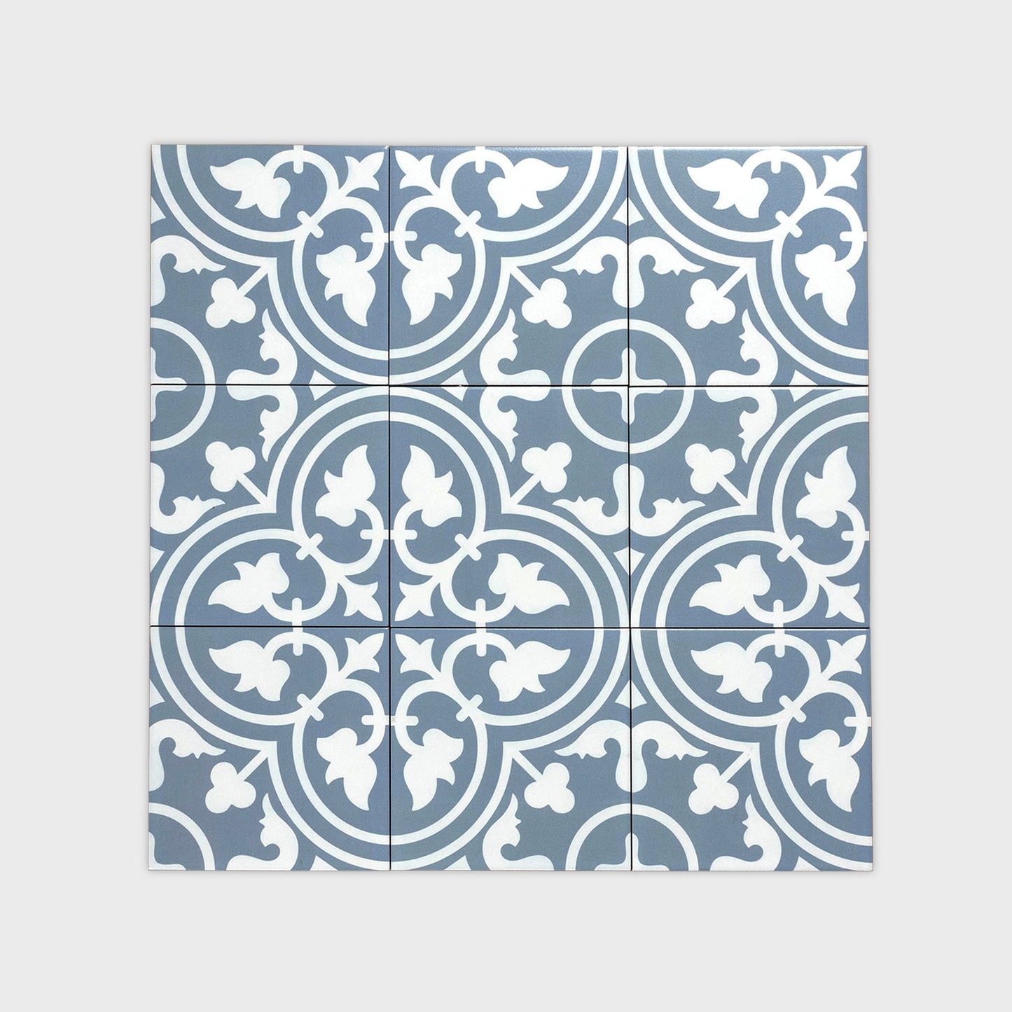Heritage Aster Blue Encauastic look