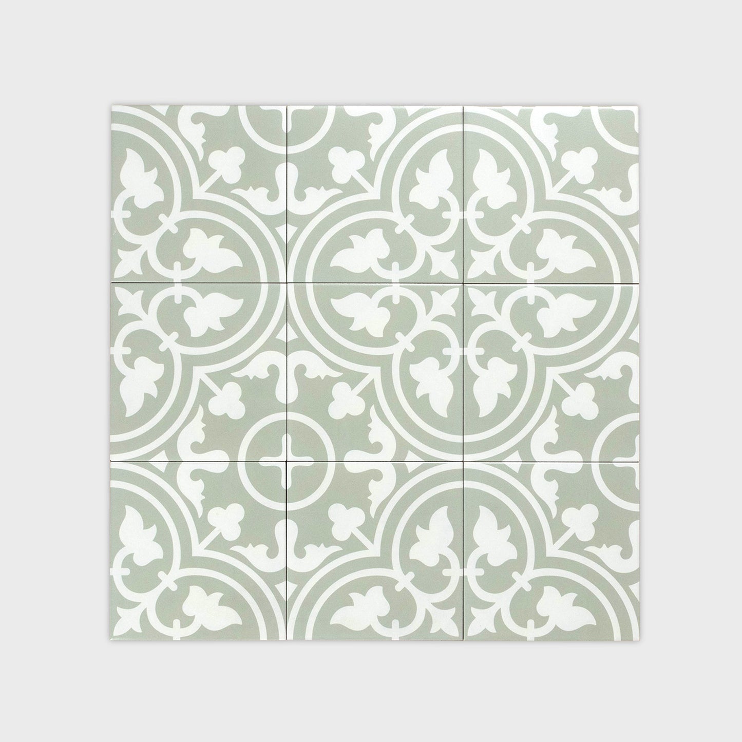 Heritage Aster Green Encauastic look