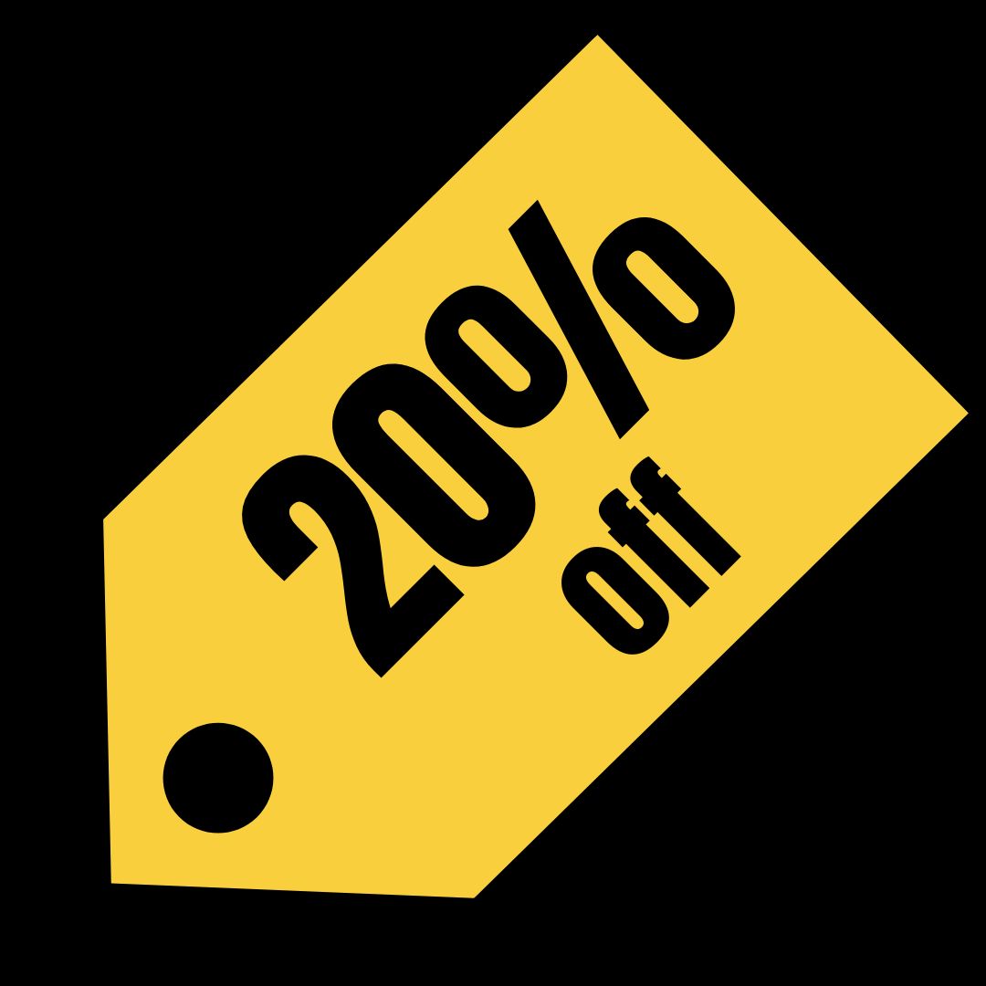 20% off items