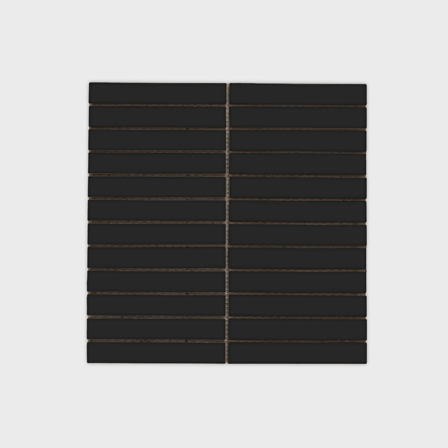 Kit-Kat Porcelain Black Matte Mosaic